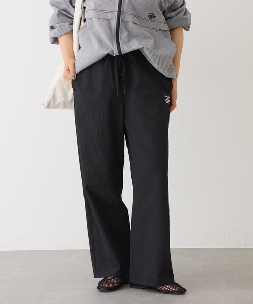 PUAL CE CIN（ピュアルセシン）の「【WEB限定／セットアップ対応】UVカット・撥水加工水陸両用ロングパンツ（ラッシュガード・レディース・キャメル/チェック/ブラック・FREE）」の2枚目の写真