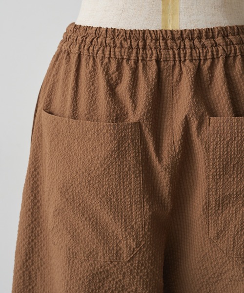 PUAL CE CIN（ピュアルセシン）の「【WEB限定／セットアップ対応】UVカット・撥水加工水陸両用ロングパンツ（ラッシュガード・レディース・キャメル/チェック/ブラック・FREE）」の14枚目の写真