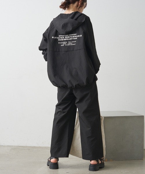 PUAL CE CIN（ピュアルセシン）の「【WEB限定／セットアップ対応】UVカット・撥水加工水陸両用ロングパンツ（ラッシュガード・レディース・キャメル/チェック/ブラック・FREE）」の13枚目の写真