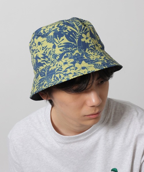 LAKOLE(ラコレ)の「ボタニカル柄リバーシブルバケットハット / 664915(ハット・メンズ・ネイビー/ブラック・9)」の9枚目の写真