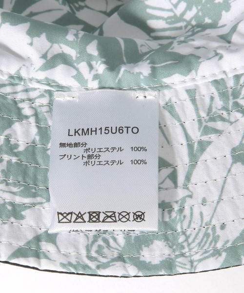 LAKOLE(ラコレ)の「ボタニカル柄リバーシブルバケットハット / 664915(ハット・メンズ・ネイビー/ブラック・9)」の12枚目の写真