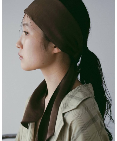 セール】Satin Hair Turban 62611016（ストール/ショール）｜anuke