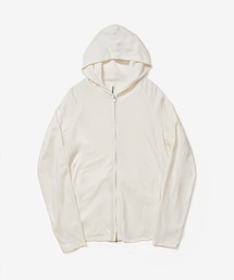 ATTACHMENT | VI/PE スムース ジップアップ ライトフーディ / VI/PE SMOOTH ZIP-UP LIGHT HOODIE(パーカー)