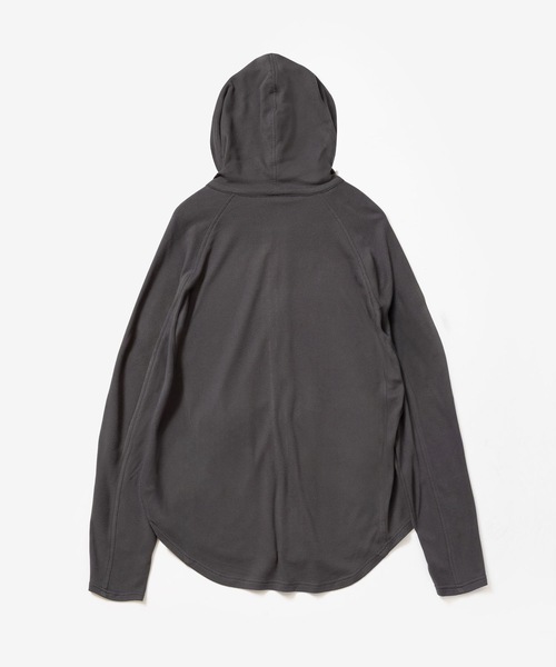 ATTACHMENT（アタッチメント）の「VI/PE スムース ジップアップ ライトフーディ / VI/PE SMOOTH ZIP-UP LIGHT HOODIE（パーカー・メンズ・ブラック/オフホワイト/ダークグレー・2/1/4/3）」の7枚目の写真