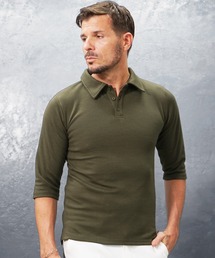 SOMEDIFF（サムディフ）の「【極】プレミアムポロシャツ メンズ 半袖 7分袖 シャツ 夏服（ポロシャツ）」