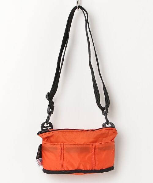 MELO（メロ）の「【MELO】メロ/OVAL SHAPED BAG(Sサイズ)MADE IN USA(New York)（ショルダーバッグ・メンズ・オレンジ/ホワイト/ブラック・FREE）」の3枚目の写真