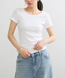 Basic Slim Half Sleeve Tee / ベーシックスリムハーフスリーブT