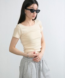 Basic Slim Half Sleeve Tee / ベーシックスリムハーフスリーブT