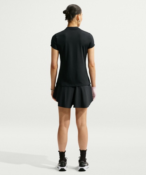 NIKE(ナイキ)の「ナイキ ゴルフクラブ ウィメンズ Dri-FIT UV ショートスリーブ ゴルフポロ / Nike Golf Club Women's Dri-FIT UV Short-Sleeve Golf Polo IH3202-010 Black(ポロシャツ・レディース・ブラック・XS/XL/S/2XL/M/L)」の5枚目の写真