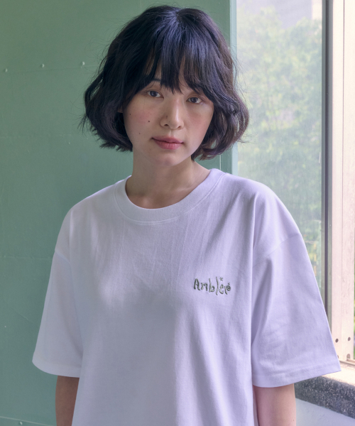 ambler(エムブラー)の「タートル アプリケ刺繍 半袖Tシャツ AS1321 (ホワイト)(Tシャツ/カットソー・レディース・その他・F/SMALL/MEDIUM)」の3枚目の写真