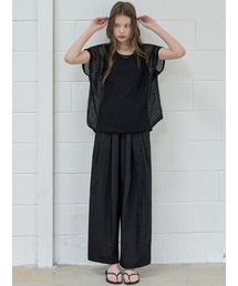 Poncho Oversized Knit - BLACK