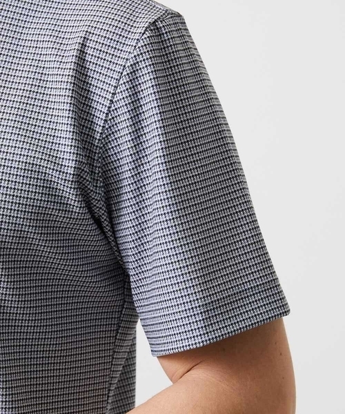 MICHEL KLEIN HOMME   （ミッシェルクランオム）の「《日本製》チドリ柄半袖ポロシャツ（Tシャツ/カットソー・メンズ・ブルー/ダークグレー・MEDIUM/LARGE/X-LARGE）」の12枚目の写真