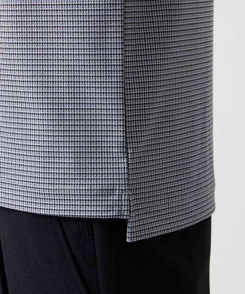 MICHEL KLEIN HOMME   （ミッシェルクランオム）の「《日本製》チドリ柄半袖ポロシャツ（Tシャツ/カットソー・メンズ・ブルー/ダークグレー・MEDIUM/LARGE/X-LARGE）」の13枚目の写真
