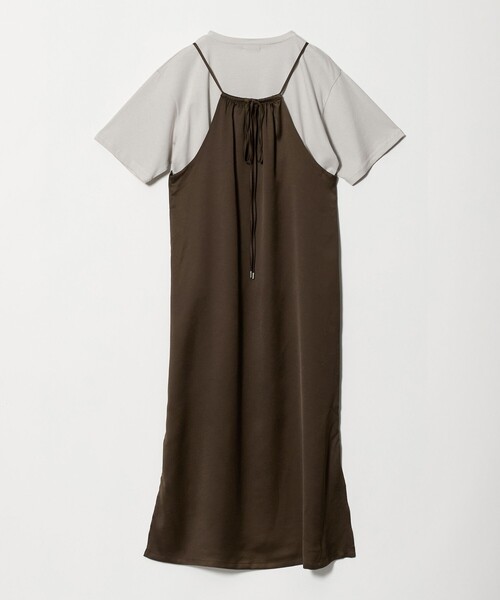 A DAY IN THE LIFE UNITED ARROWS(アデイインザライフユナイテッドアローズ)の「キャミワンピ+ロゴT ‐セットアイテム‐ <A DAY IN THE LIFE>(ワンピース・レディース・ダークグレー/ダークブラウン/ブラック・FREE)」の13枚目の写真
