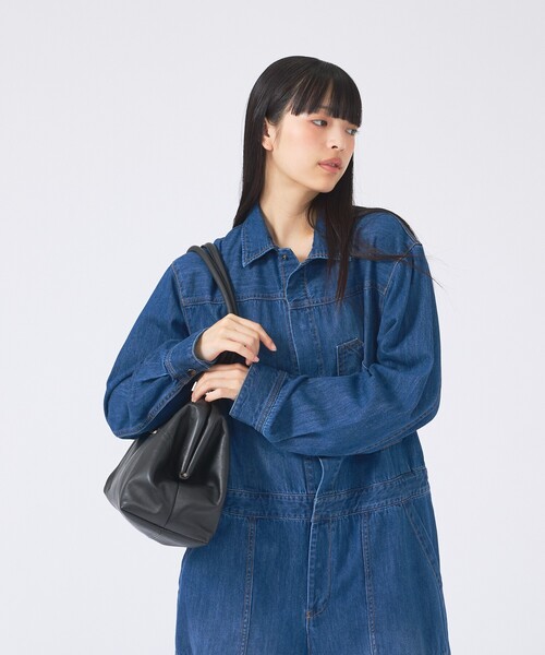YArKA（ヤーカ）の「【YArKA/ヤーカ】 real leather long frame soft bag/口金バッグ/リアルレザーボストンバッグ/ドクダーズバッグ（ボストンバッグ・メンズ・ブラック・フリー）」の16枚目の写真