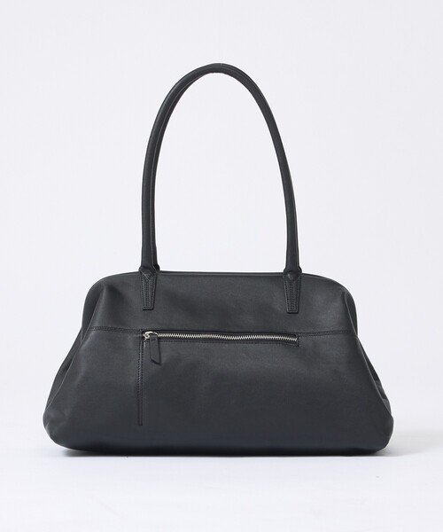 YArKA（ヤーカ）の「【YArKA/ヤーカ】 real leather long frame soft bag/口金バッグ/リアルレザーボストンバッグ/ドクダーズバッグ（ボストンバッグ・メンズ・ブラック・フリー）」の6枚目の写真