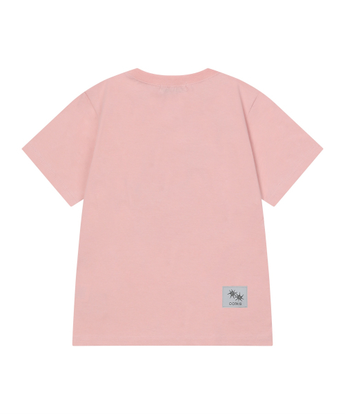 COIRIS（コイリス）の「モグアップルドット半袖Tシャツ（2カラー）（Tシャツ/カットソー・レディース・PINK/バーガンディー・FREE）」の4枚目の写真