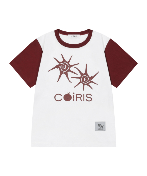 COIRIS（コイリス）の「モグアップルドット半袖Tシャツ（2カラー）（Tシャツ/カットソー・レディース・PINK/バーガンディー・FREE）」の8枚目の写真