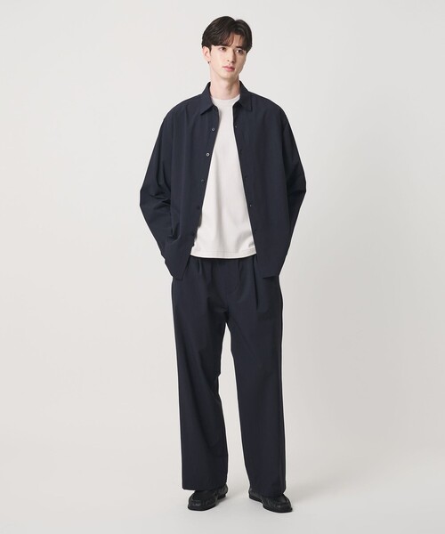 BEAUTY&YOUTH UNITED ARROWS(ビューティーアンドユースユナイテッドアローズ)の「【WEB限定】360°MASTER ヴァーブ ロングスリーブ シャツ セットアップ対応 撥水 ストレッチ ウォッシャブル(シャツ/ブラウス・メンズ・ネイビー・XL/L/M/S)」の2枚目の写真