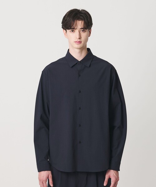 BEAUTY&YOUTH UNITED ARROWS(ビューティーアンドユースユナイテッドアローズ)の「【WEB限定】360°MASTER ヴァーブ ロングスリーブ シャツ セットアップ対応 撥水 ストレッチ ウォッシャブル(シャツ/ブラウス・メンズ・ネイビー・XL/L/M/S)」の6枚目の写真
