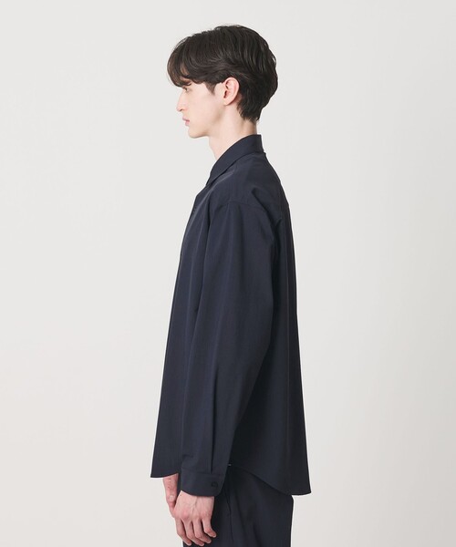 BEAUTY&YOUTH UNITED ARROWS(ビューティーアンドユースユナイテッドアローズ)の「【WEB限定】360°MASTER ヴァーブ ロングスリーブ シャツ セットアップ対応 撥水 ストレッチ ウォッシャブル(シャツ/ブラウス・メンズ・ネイビー・XL/L/M/S)」の7枚目の写真