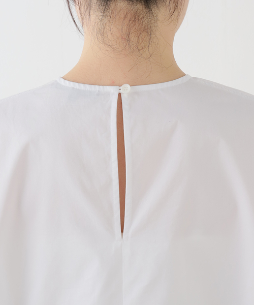 tibi(ティビ)の「TIBI/ティビ COMPACT ECO POPLIN REVERSE SLEEVE TOP ブラウス(シャツ/ブラウス・レディース・ホワイト・2)」の7枚目の写真