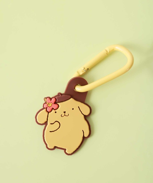 SANRIO/サンリオ〉 日焼け ラバーマスコット付きカラビナ ZELK1