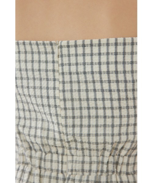 rienda(リエンダ)の「フロントカシュクール2WAYパフスリーブミニワンピース 夏服(ワンピース・レディース・ホワイト系その他/ライトピンク/ブラック系その他・MEDIUM/SMALL)」の14枚目の写真