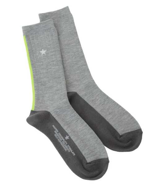 CONVERSE TOKYO(コンバーストウキョウ)の「NEON LINE SOCKS(ソックス/靴下・レディース・ブラック/グレー/オフホワイト・FREE)」の3枚目の写真