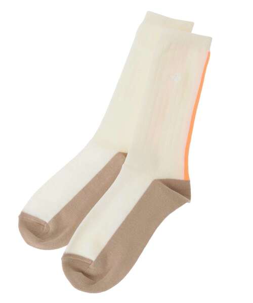 CONVERSE TOKYO(コンバーストウキョウ)の「NEON LINE SOCKS(ソックス/靴下・レディース・ブラック/グレー/オフホワイト・FREE)」の4枚目の写真