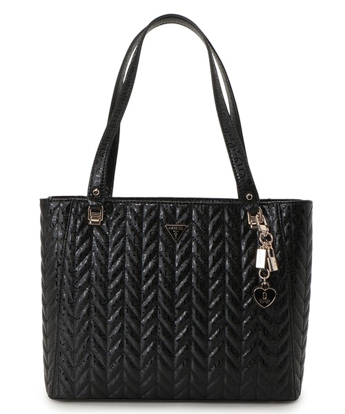 Guess(ゲス)の「STACEY Noel Tote トートバッグ(トートバッグ・レディース・ブラック・ONE SIZE)」の1枚目の写真