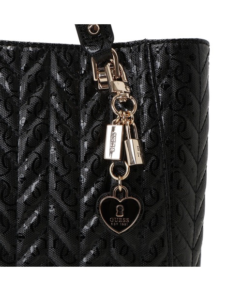 Guess(ゲス)の「STACEY Noel Tote トートバッグ(トートバッグ・レディース・ブラック・ONE SIZE)」の6枚目の写真