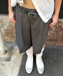 Chikashitsu +｜チカシツプラス（メンズ）のスラックス（ストライプ柄
