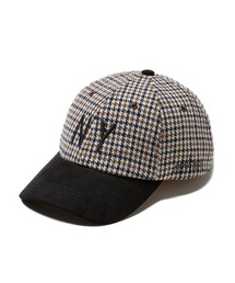 Manhattan Portage | Manhattan Portage / マンハッタンポーテージ NY EMB CHECK CAP ニューヨーク エンブレム チェック キャップ チェック柄 千鳥格子 スウェード 配色 切り替え バイカラー ツートン フロントロゴ 刺繍 カジュアル レトロ トラッド トラディショナル メンズ レディース 2026年秋冬 秋物(キャップ)