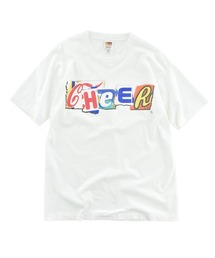 【USED】90’s Fruit of the Loom “CHeER” アートTシャツ