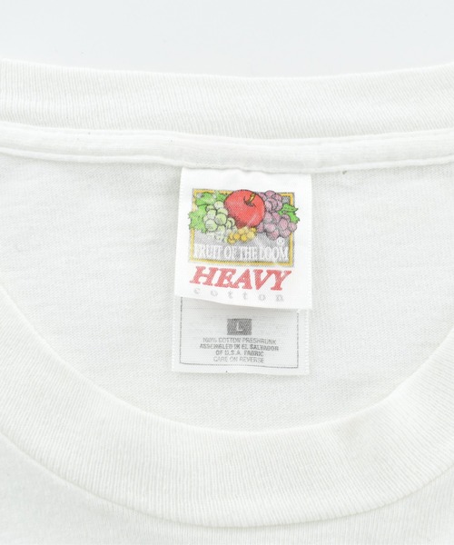 FRUIT OF THE LOOM(フルーツオブザルーム)の「【USED】90’s Fruit of the Loom “CHeER” アートTシャツ(Tシャツ/カットソー・メンズ・ホワイト・LARGE)」の5枚目の写真