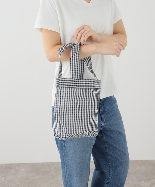 IENA(イエナ)の「DIMINUTIVO/ディミヌティーボ メルカドBAG ショウ バッグ(ハンドバッグ・レディース・ベージュ/ブラック系その他・FREE)」の11枚目の写真