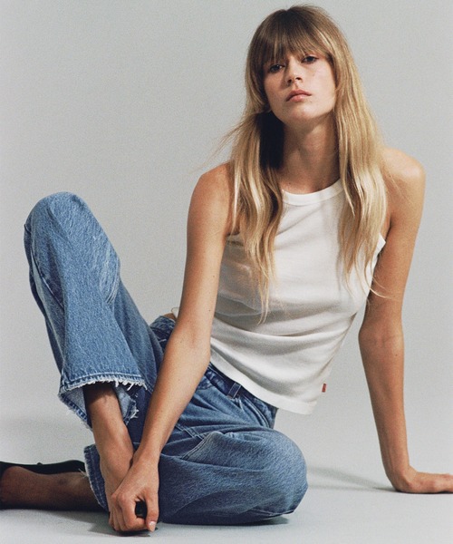 Levi's（リーバイス）の「Levi's/リーバイス LOW LOOSE ジーンズ SPECIALIZED BY SHINZONE（デニムパンツ・レディース・インディゴブルー・23inch/24inch/25inch/26inch/27inch/28inch）」の2枚目の写真