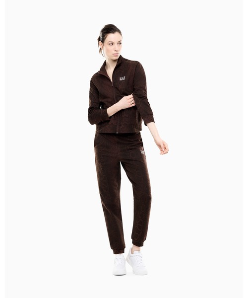EMPORIO ARMANI EA7(エンポリオアルマーニイーエーセブン)の「<オンライン限定>【エンポリオ アルマーニ EA7】アニマル柄ジョガースエットパンツ Graphic Series(その他パンツ・レディース・グレー系その他/レオパード・LARGE/SMALL/MEDIUM)」の1枚目の写真