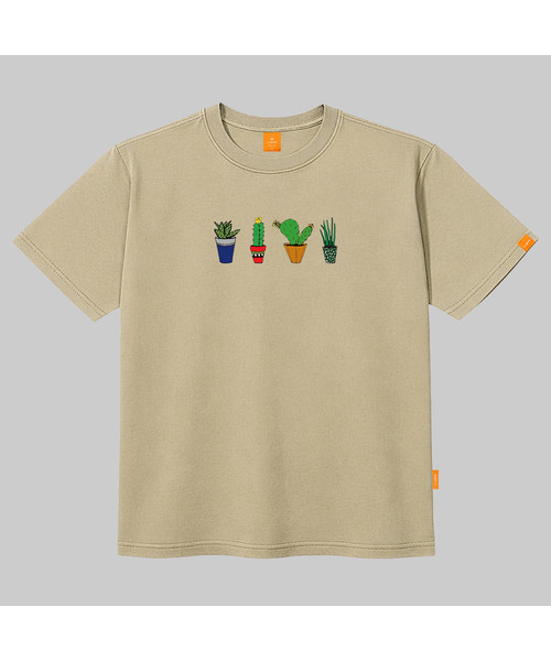 LLAMO(エラモ)の「デキラ 半袖Tシャツ 男女共用 ビッグサイズ S 4XL(Tシャツ/カットソー・レディース・ホワイト/ブラック/ベージュ/グレー/カーキ・SMALL/MEDIUM/LARGE/X-LARGE/2XL/4XL/3XL)」の4枚目の写真