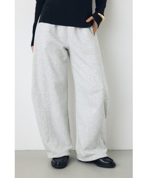 【身長/骨格別着用画像あり】バレルスウェットパンツ　秋服　夏服　ウエストゴム　ロングパンツ
