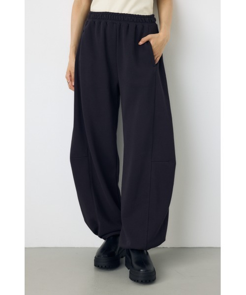 AZUL by moussy(アズールバイマウジー)の「バレルスウェットパンツ(スウェットパンツ・レディース・ブラック/杢グレー・FREE)」の1枚目の写真