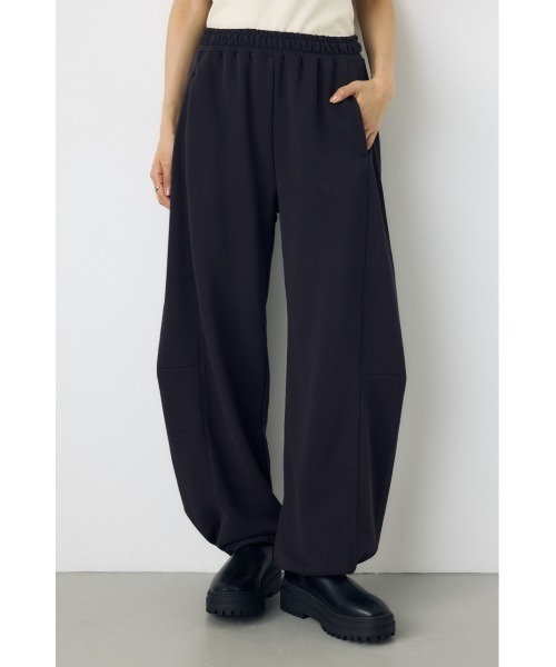 AZUL by moussy(アズールバイマウジー)の「バレルスウェットパンツ(スウェットパンツ・レディース・ブラック/杢グレー・FREE)」の3枚目の写真