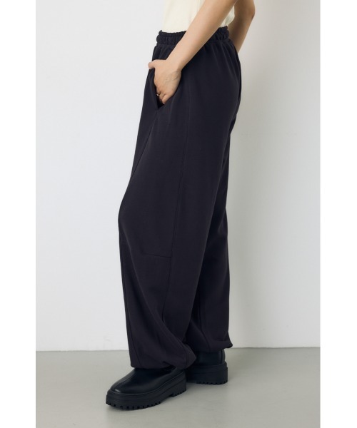 AZUL by moussy(アズールバイマウジー)の「バレルスウェットパンツ(スウェットパンツ・レディース・ブラック/杢グレー・FREE)」の4枚目の写真