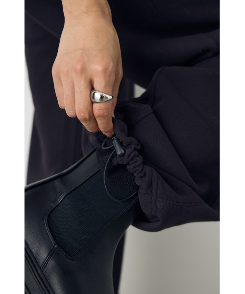 AZUL by moussy(アズールバイマウジー)の「バレルスウェットパンツ(スウェットパンツ・レディース・ブラック/杢グレー・FREE)」の9枚目の写真