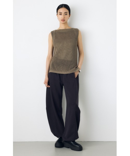 AZUL by moussy(アズールバイマウジー)の「バレルスウェットパンツ(スウェットパンツ・レディース・ブラック/杢グレー・FREE)」の13枚目の写真