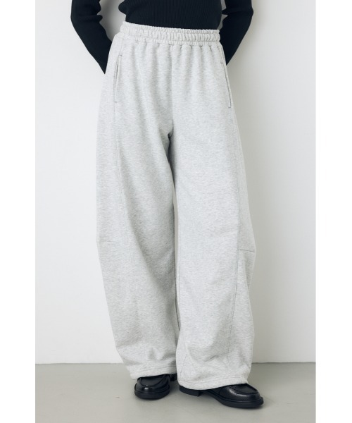 AZUL by moussy(アズールバイマウジー)の「バレルスウェットパンツ(スウェットパンツ・レディース・ブラック/杢グレー・FREE)」の18枚目の写真