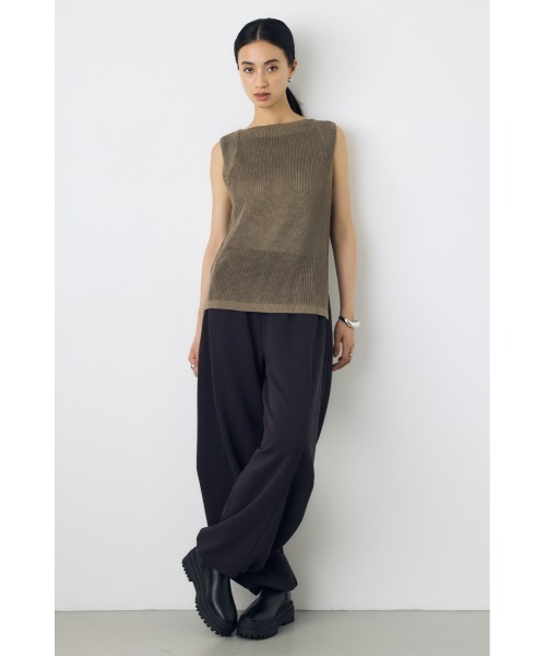 AZUL by moussy(アズールバイマウジー)の「バレルスウェットパンツ(スウェットパンツ・レディース・ブラック/杢グレー・FREE)」の12枚目の写真