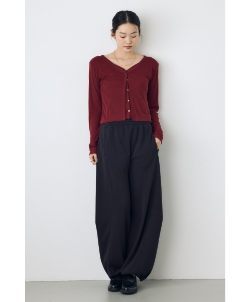 AZUL by moussy(アズールバイマウジー)の「バレルスウェットパンツ(スウェットパンツ・レディース・ブラック/杢グレー・FREE)」の16枚目の写真