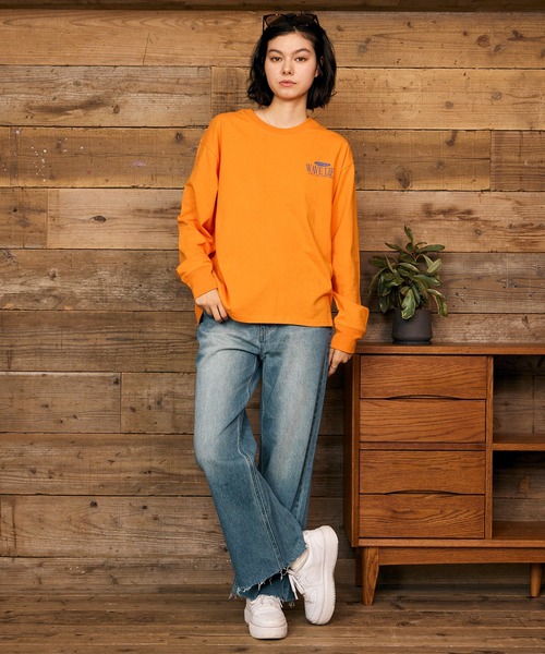RIKKA FEMME(リッカファム)の「RIKKA FEMME/リッカファム ロングパンツ フリンジフレアデニム RF6F-3102(デニムパンツ・レディース・インディゴブルー/ホワイト・S/M/M/L)」の15枚目の写真
